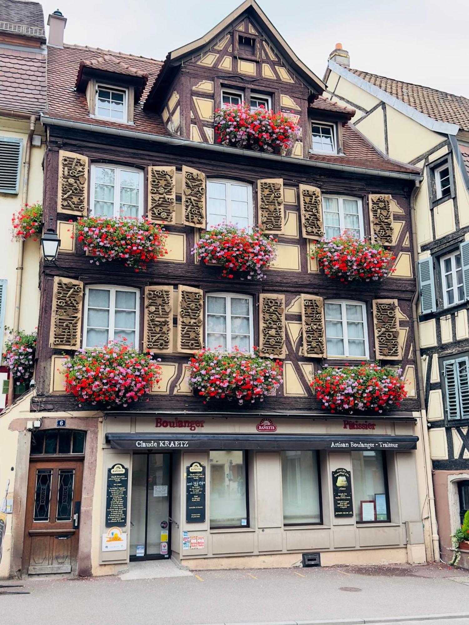 B&B Chez L'Habitant Chambre Privative Sur La Route Des Vins Tv Parking Box Velo Issenheim Exteriér fotografie
